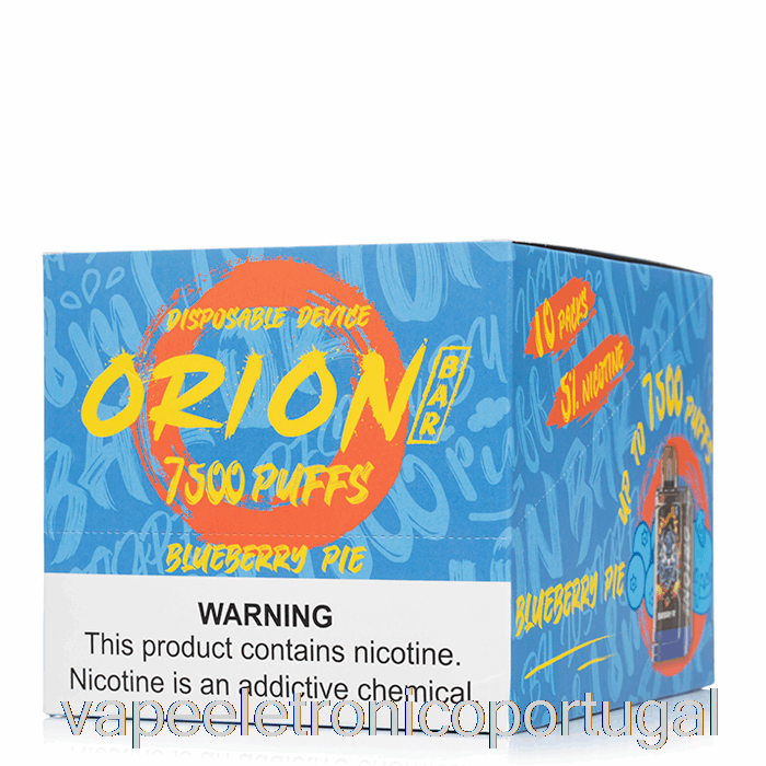Vape Eletrônico [pacote Com 10] Vape Perdido Orion Bar 7500 Descartável